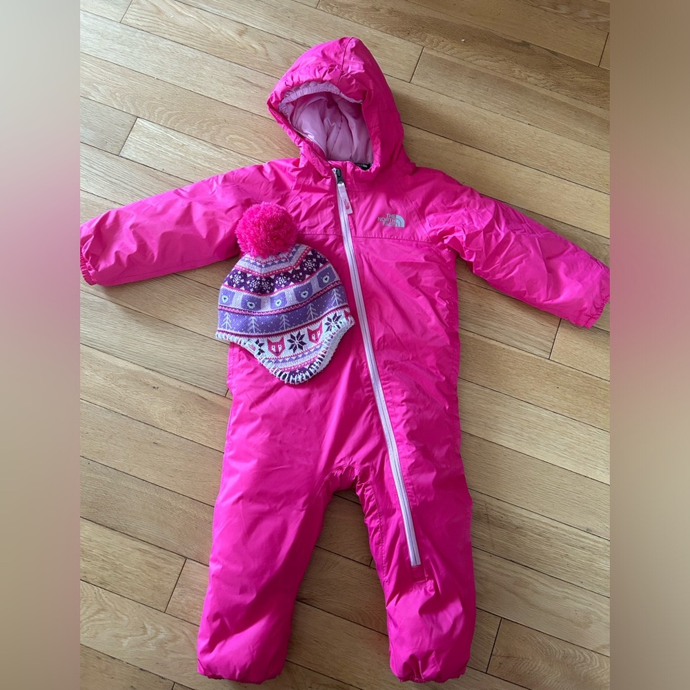 The North and Face Winter suit 18-24 months